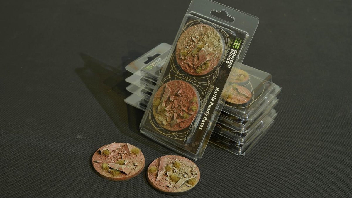 Badlands Bases Pre-Painted (2x 60mm Round)